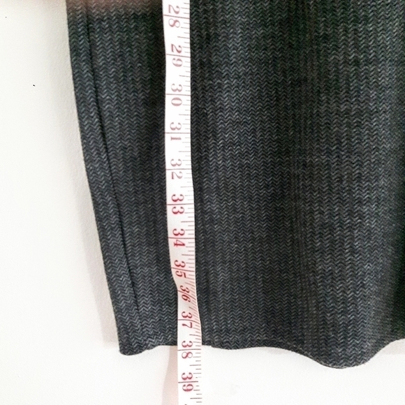 ESPRIT Herringbone Soft Knit Form Fitting Stretch Fit Dress Sz Med Mini/Midi - Picture 9 of 13